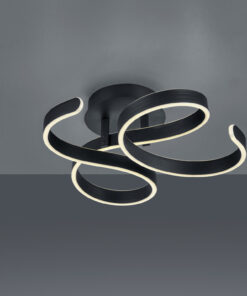 Φωτιστικό Οροφής Trio Lighting LED 40W  Ανθρακί Μεταλλικό Step Dimmable 6000lm 3000K  671310142