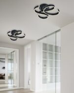 Φωτιστικό Οροφής Trio Lighting LED 40W  Ανθρακί Μεταλλικό Step Dimmable 6000lm 3000K  671310142