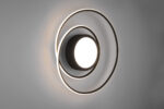 Φωτιστικό Οροφής Trio Lighting  LED 56W Μαύρο Ματ Μεταλλικό Dimmable 6800lm  2700Κ-6000K με Τηλεχειριστήριο – 672310232