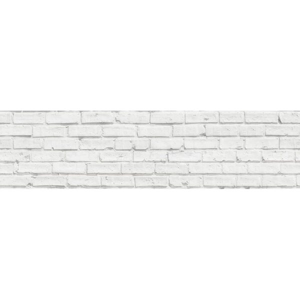 White Bricks πλάτη προστασίας τοίχων κουζίνας και μπάνιου Ango – 67319