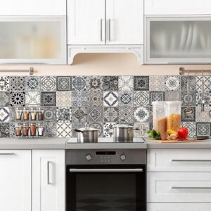 Azulejos Vintage πλάτη προστασίας τοίχων κουζίνας και μπάνιου Ango – 67321