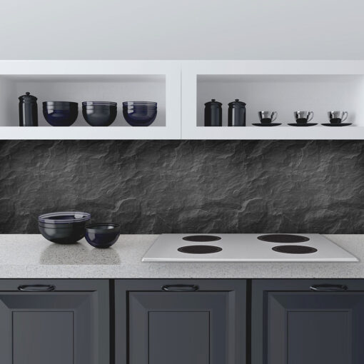Anthracite πλάτη προστασίας τοίχων κουζίνας και μπάνιου Ango – 67322