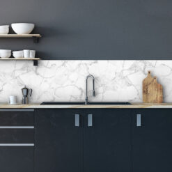White Marble πλάτη προστασίας τοίχων κουζίνας και μπάνιου Ango – 67323