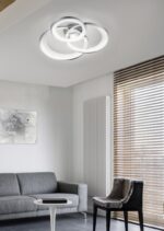 Φωτιστικό Οροφής Trio Lighting  LED 36W Χρώμιο Μεταλλικό Step Dimmable 4300lm  3000K – 673810306