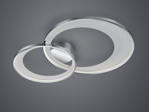 Φωτιστικό Οροφής Trio Lighting LED 36W  Χρώμιο Μεταλλικό Step Dimmable 3250lm 3000K  673890206