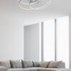 Φωτιστικό Οροφής Trio Lighting LED 38,5W  Νίκελ Ματ Μεταλλικό Step Dimmable 3850lm 3000K  673916007