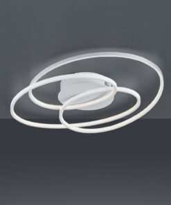 Φωτιστικό Οροφής Trio Lighting LED 38,5W  Λευκό Ματ Μεταλλικό Step Dimmable 3850lm 3000K  673916031