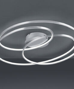 Φωτιστικό Οροφής Trio Lighting LED 50W  Νίκελ Ματ Μεταλλικό Step Dimmable 5250lm 3000K  673918007