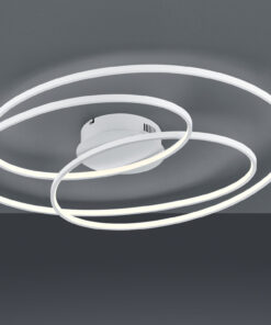 Φωτιστικό Οροφής Trio Lighting LED 50W  Λευκό Ματ Μεταλλικό Step Dimmable 5250lm 3000K  673918031