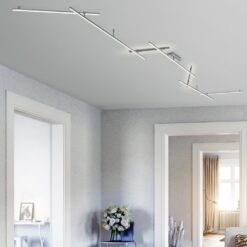 Φωτιστικό Οροφής Trio Lighting LED 20W  Νίκελ Ματ Μεταλλικό Step Dimmable 2150lm 3000K  674610707
