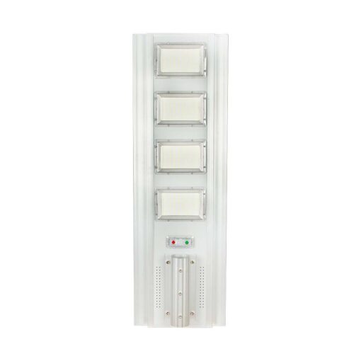 LED ηλιακό φωτιστικό δρόμου 40W solar panel φυσικό λευκό 4000K με γκρι σώμα με αισθητήρα και τηλεχειριστήριο V-TAC – 6757