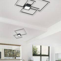 Φωτιστικό Οροφής Trio Lighting LED 28W  Ανθρακί Μεταλλικό Step Dimmable 2600lm 3000K  676210342