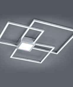 Φωτιστικό Οροφής Trio Lighting LED 38W  Νίκελ Ματ Μεταλλικό Step Dimmable 4000lm 3000K  676210407