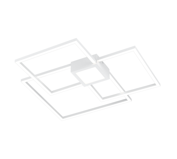 Φωτιστικό Οροφής Trio Lighting HYDRA  LED, 38W · 4400lm, 4000K Λευκό Ματ Μεταλλικό, Step Dimmable – 676240431