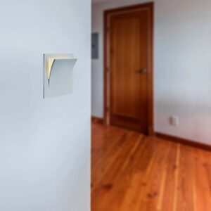 Γύψινο επιτοίχιο φωτιστικό Ε14 ορθογώνιο με λευκό σώμα V-TAC – 6767