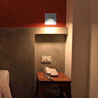 Γύψινο επιτοίχιο φωτιστικό G9 τετράγωνο με λευκό σώμα V-TAC – 6768