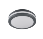 Φωτιστικό Οροφής Trio Lighting LED 12W  Ανθρακί Πλαστικό 1000lm 3000K IP54 676960142