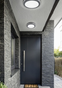 Φωτιστικό Οροφής Trio Lighting LED 12W  Ανθρακί Πλαστικό 1000lm 3000K IP54 676960142