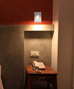 Γύψινο επιτοίχιο φωτιστικό GU10 ορθογώνιο με λευκό σώμα V-TAC – 6770