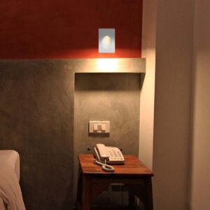 Γύψινο επιτοίχιο φωτιστικό GU10 ορθογώνιο με λευκό σώμα V-TAC – 6770