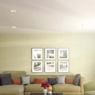 Γύψινο χωνευτό φωτιστικό Spot GU10 ορθογώνιο με λευκό σώμα V-TAC – 6771