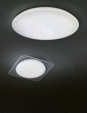 Φωτιστικό Οροφής Trio Lighting LED 80W  Λευκό Πλαστικό Dimmable 6400lm 3000 – 5500K  677718000