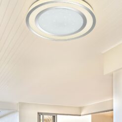 Φωτιστικό Οροφής Trio Lighting LED 45W  Χρώμιο Πλαστικό Dimmable 4000lm 3000 – 5500K  679210106