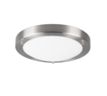 Φωτιστικό Οροφής Trio Lighting   E27 Νίκελ Ματ Μεταλλικό   IP44 6801011-07