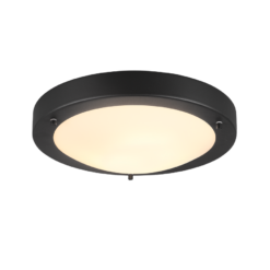 Φωτιστικό Οροφής Trio Lighting E27 Μαύρο Ματ Μεταλλικό IP44 – 6801011-32
