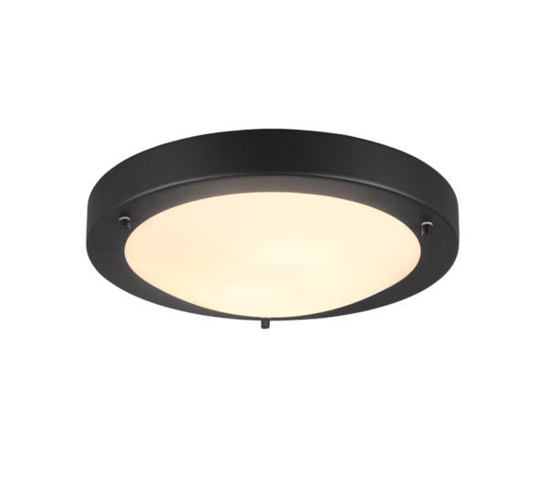 Φωτιστικό Οροφής Trio Lighting E27   Μαύρο Ματ Μεταλλικό  IP44  – 6801011-32