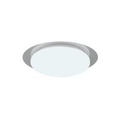 Φωτιστικό Οροφής Trio Lighting  LED 12W Λευκό Πλαστικό Dimmable 1200lm IP44 4000K – 680213500
