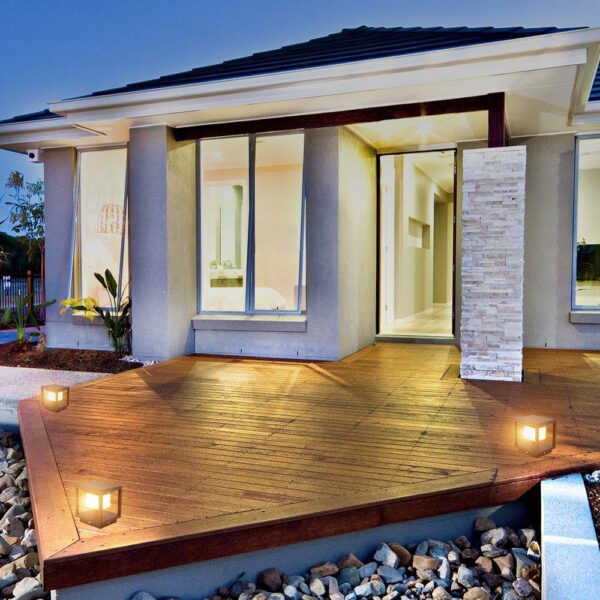 Ηλιακό Φωτιστικό Δαπέδου Κήπου V-TAC  με Αισθητήρα Κίνησης IP65 Μαύρο Θερμό 3000K – 6805