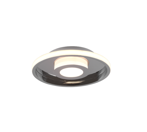 Φωτιστικό Οροφής Trio Lighting  LED 28W Χρώμιο Μεταλλικό Step Dimmable 3200lm IP44 3000K – 680810306