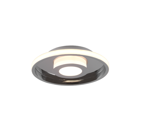 Φωτιστικό Οροφής Trio Lighting  LED 28W Χρώμιο Μεταλλικό Step Dimmable 3200lm IP44 3000K – 680810306