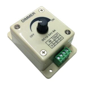 LED Dimmer Εξωτερικό με Ποτενσιόμετρο 12v (96w) – 24v (192w) GloboStar 73315