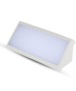 LED αδιάβροχη απλίκα 12W γωνία IP65 6400K ψυχρό λευκό με λευκό σώμα V-TAC – 6815