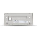 LED αδιάβροχη απλίκα 12W γωνία IP65 6400K ψυχρό λευκό με λευκό σώμα V-TAC – 6815
