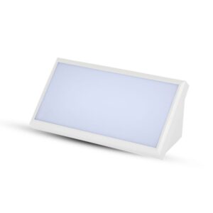 LED αδιάβροχη απλίκα 20W γωνία IP65 6400K ψυχρό λευκό με λευκό σώμα V-TAC – 6818