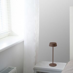 LED Επαναφορτιζόμενο Πορτατιφ 2W 3000Κ με Καφέ Σώμα  Dimmable  IP54 V-TAC – 6821