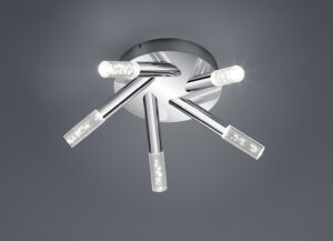 Φωτιστικό Οροφής Trio Lighting LED 3,1W  Χρώμιο Μεταλλικό 310lm 3000K IP44 682410506