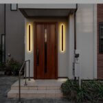 Επιτοίχιο Φωτιστικό Τοίχου 17W LED V-TAC Corten Γραμμικό IP65 Θερμό Λευκό 3000K – 6828