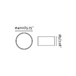 Faro Barcelona SEVEN Φωτιστικό Οροφής Λευκού Χρώματος – 68298