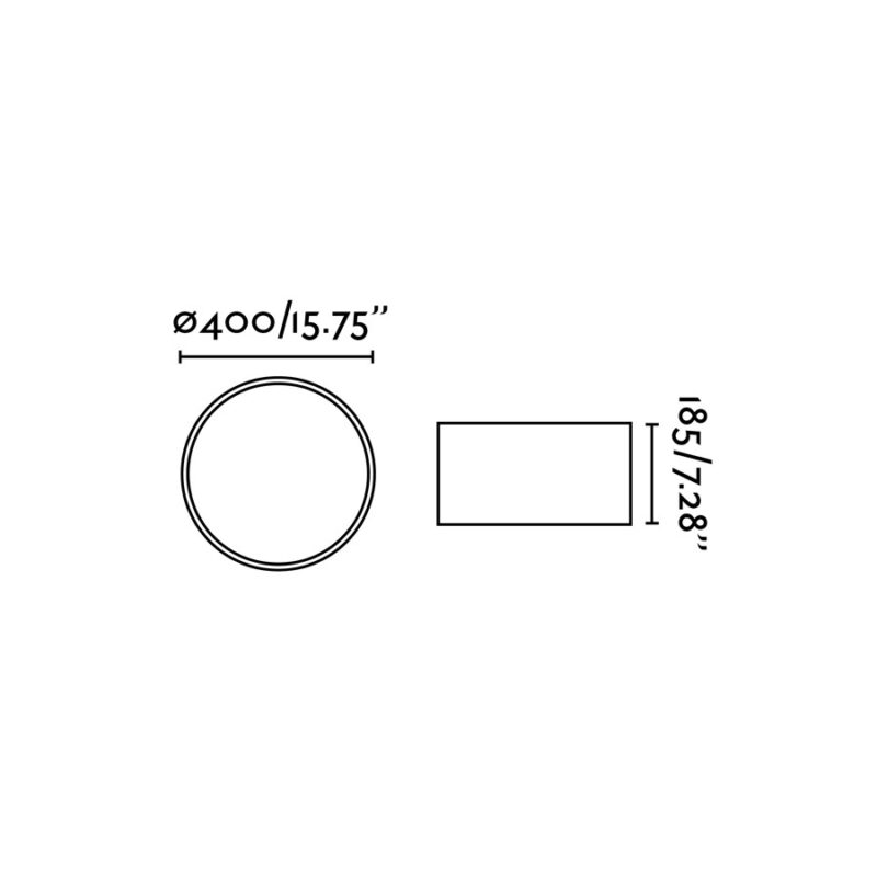 Faro Barcelona SEVEN Φωτιστικό Οροφής Λευκού Χρώματος – 68298