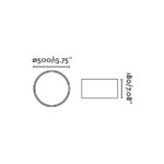 Faro Barcelona SEVEN Φωτιστικό οροφής, Λευκού Χρώματος – 68317