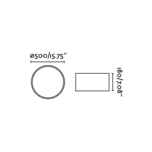 Faro Barcelona SEVEN Φωτιστικό οροφής, Λευκού Χρώματος – 68317