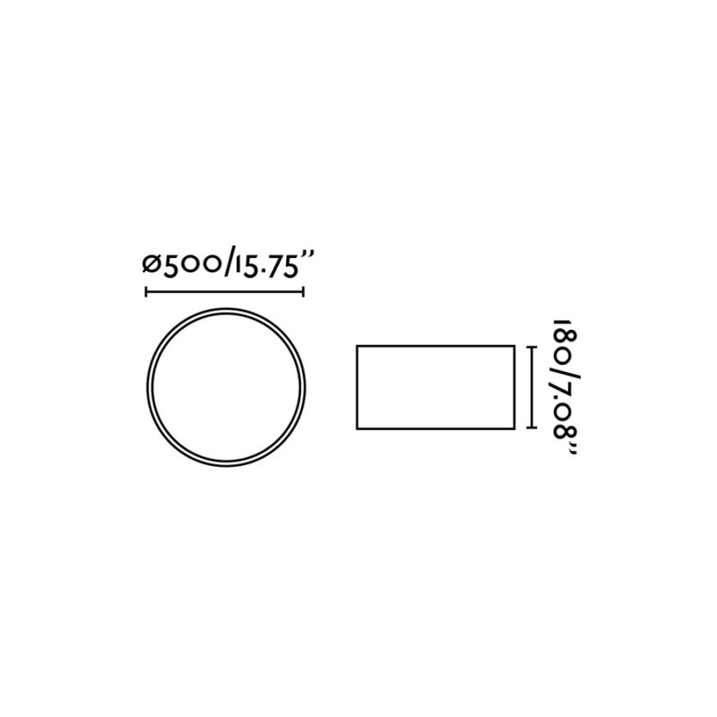 Faro Barcelona SEVEN Φωτιστικό οροφής, Λευκού Χρώματος – 68317