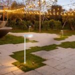 LED αδιάβροχο φωτιστικό καρφί 7W IP65 3000K θερμό λευκό με λευκό σώμα V-TAC – 6836