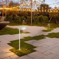 LED αδιάβροχο φωτιστικό καρφί 7W IP65 3000K θερμό λευκό με λευκό σώμα V-TAC – 6836