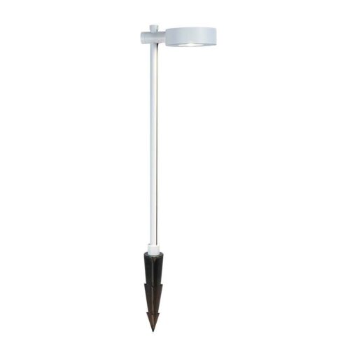 LED αδιάβροχο φωτιστικό καρφί 7W IP65 3000K θερμό λευκό με λευκό σώμα V-TAC – 6836