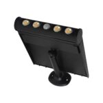 LED Ηλιακό Φωτιστικό 8W V-TAC με Αισθητήρα Αδιάβροχο IP65 Μαύρο Πλαστικό Θερμό 3000K – 6844